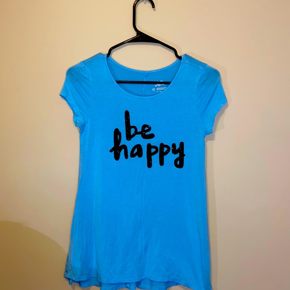 Kids baby blue justice T-shirt